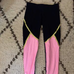 New Balance Navy and Pink Leggings